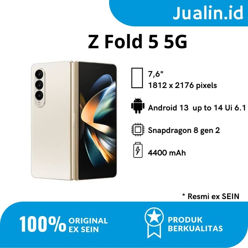 Samsung Z fold 5 Second Original ex Garansi Resmi SEIN HP Seken Murah berkualitas