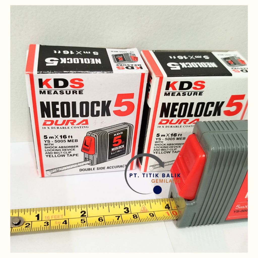 KDS Meteran Roll 5 Meter - 5M Meteran NEOLOCK KDS