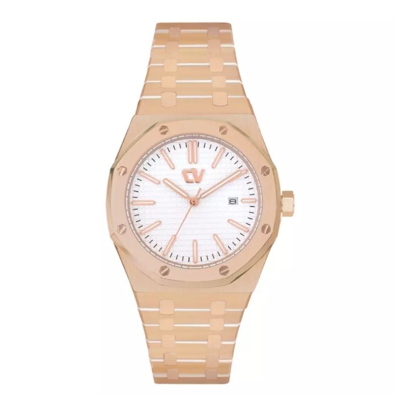 Jam Tangan Pria Wanita CHRIST VERRA CV 10812G&L-15 WHT Original