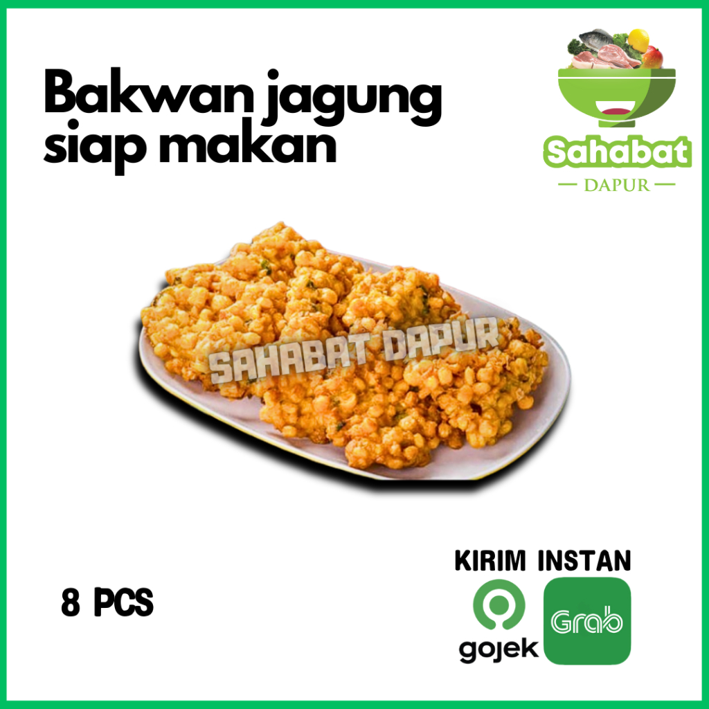 

Bakwan Jagung Goreng 8pcs - Sahabtdapur