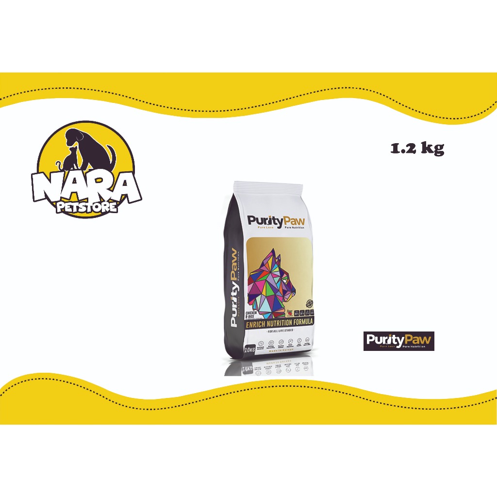 PURITY PAW MAKANAN KUCING PREMIUM 1.2 KG ALL LIFE STAGES