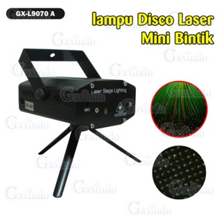 MINI LASER STAGE LIGHTING L9070 LAMPU PARTY LAMPU DISCO PROJECTOR LASER