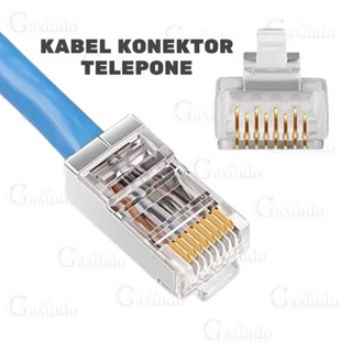 KONEKTOR TELFON RJ11 KONEKTOR PIN RJ45 LAN MODEL E1036 PIN KONEKTOR TELEPON KABEL LAN