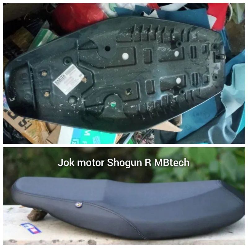 jok shogun new 110 R kulit mbtech - jok shogun 110 road race_ Jok Motor shogun 110