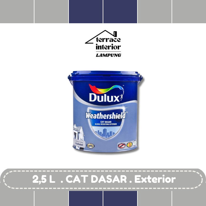 Cat Dasar (alkali) Dulux Resisting Exterior 2.5 L