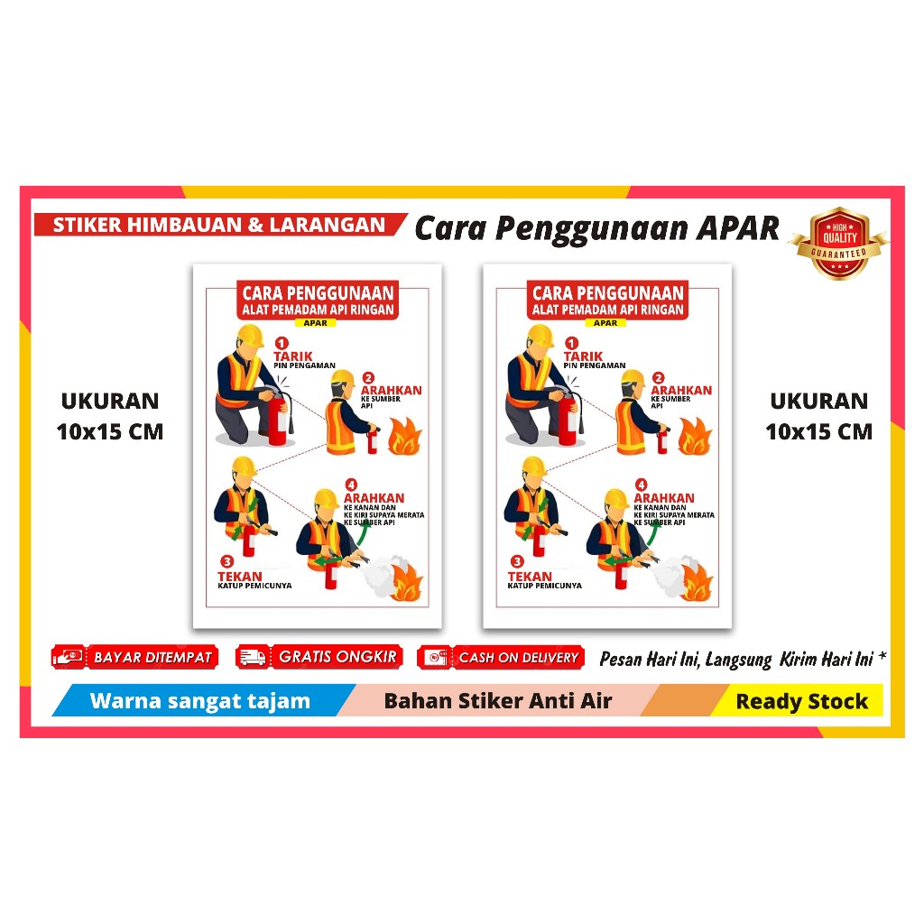 

STIKER CARA PENGGUNAAN APAR