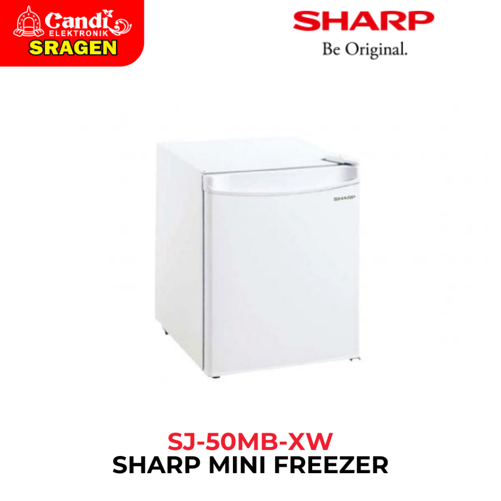 SHARP Kulkas 1 Pintu Mini Bar 50 Liter - SJ-50MB-XW