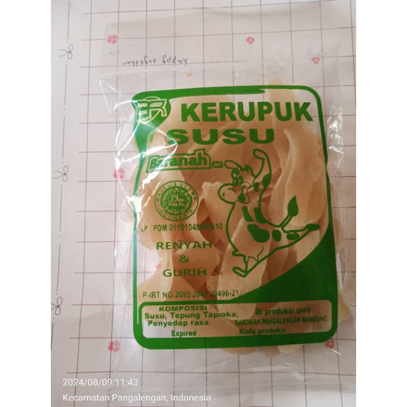 

Kerupuk Susu Pangalengan, Barokah