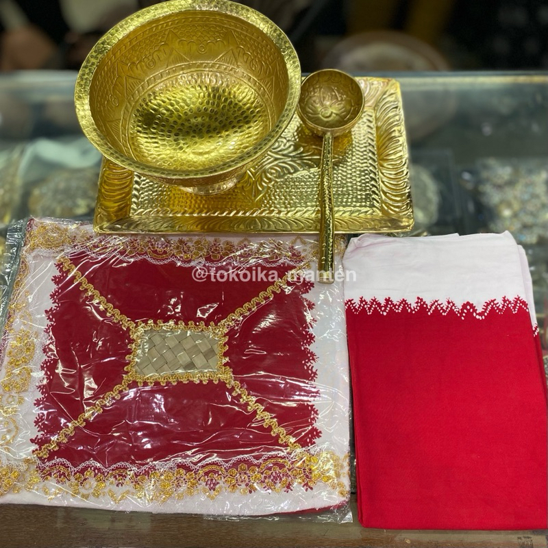 SET PANGGIH / SET ALAT TEMU PANGGIH / KACAR KUCUR, SINDUR GENDONGAN, NAMPAN, BOKOR, GAYUNG