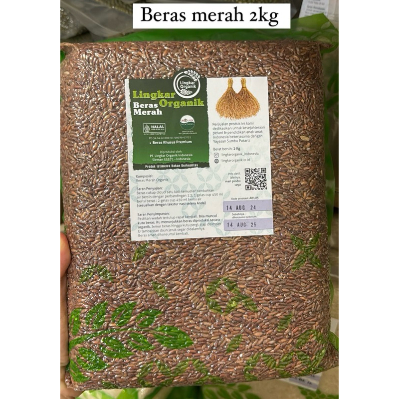 

Lingkar Organik Beras Merah 2kg