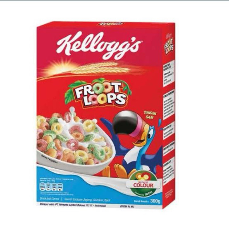 

Kellogg's Froot Loops 300gr cereal Kellogg Kelloggs Fruit Loop