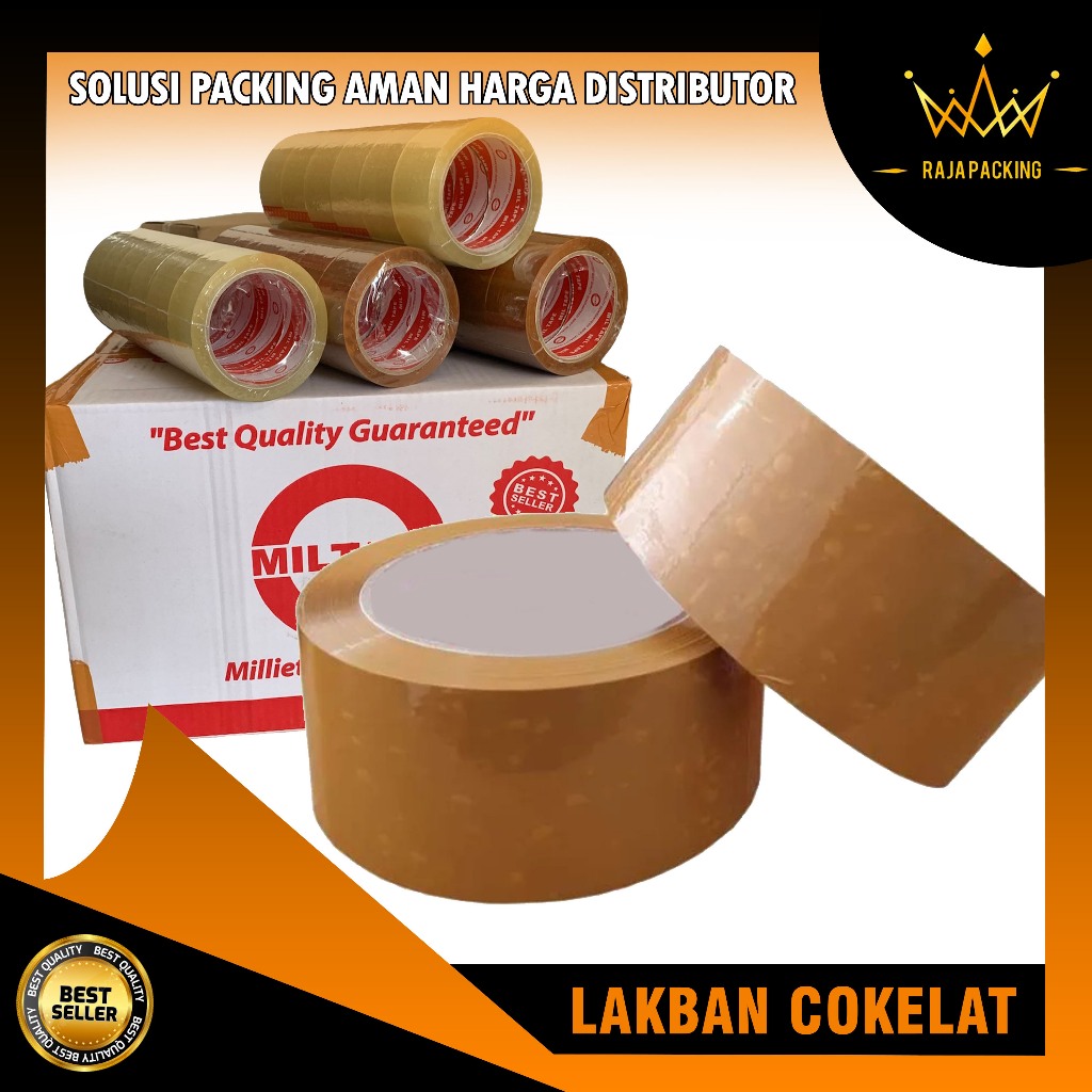 

LAKBAN MILTAPE 100 yard 48 mm HARGA DISTRIBUTOR BISA COD