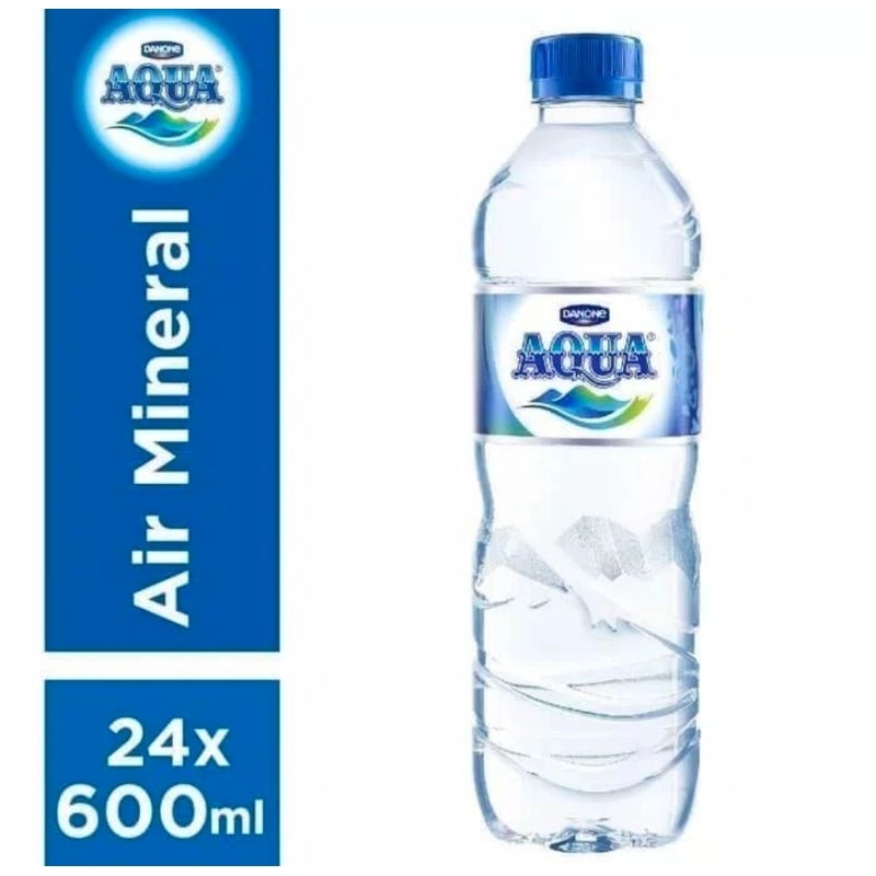 

AQUA MINERAL WATER / AIR MINERAL 600ML x 24 BOTOL