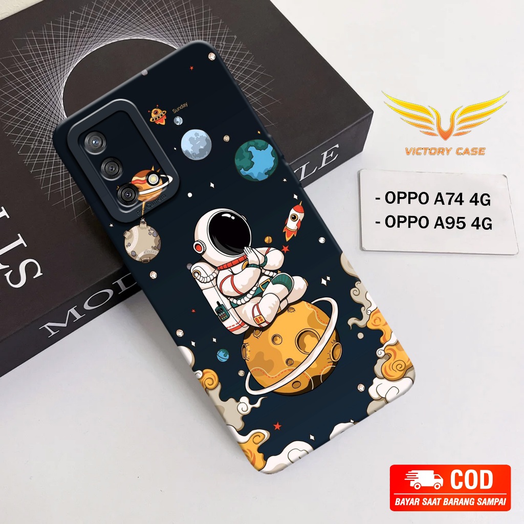 New AstronotCase - Softcase Oppo A74 4G / A95 4G - Terbaru - Case Hp Oppo A74 4G / A95 4G - Casing O