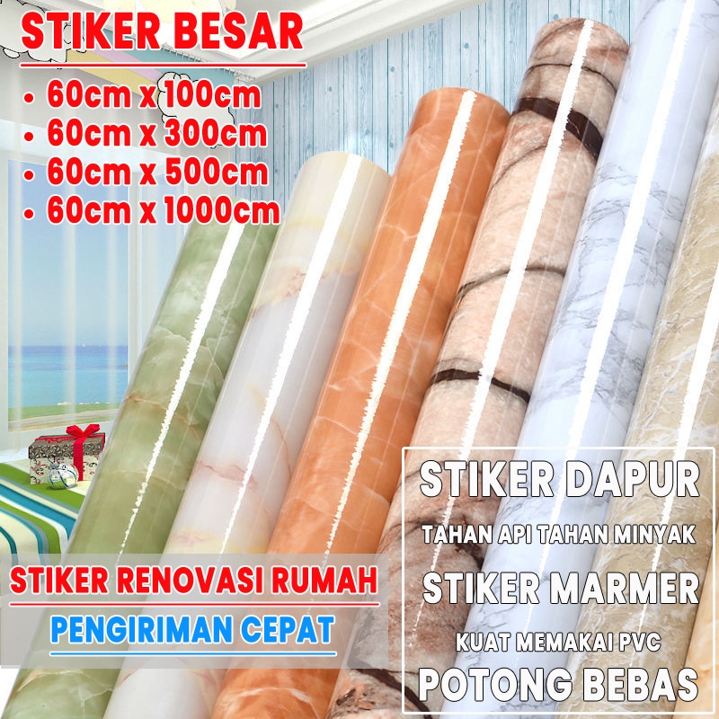 【Barang spot】stiker meja kompor walpeper dinding dapur wallpaper dapur anti minyak welpaper dinding 