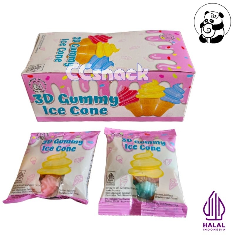 

GW 3D GUMMY ICE CONE BOX ISI 12