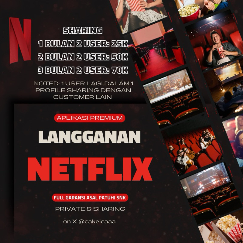 NETFLIX MURAH | APP STREAMING | NETFLIX GARANSI
