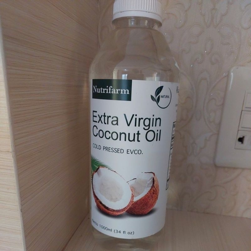 

extra virgin coconut oil 1000ml cold pressed minyak kelapa bisa untuk detox