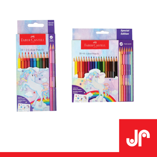 

FABER-CASTELL UNICORN SERIES EDITION PENSIL WARNA UNICORN 12, 24 WARNA