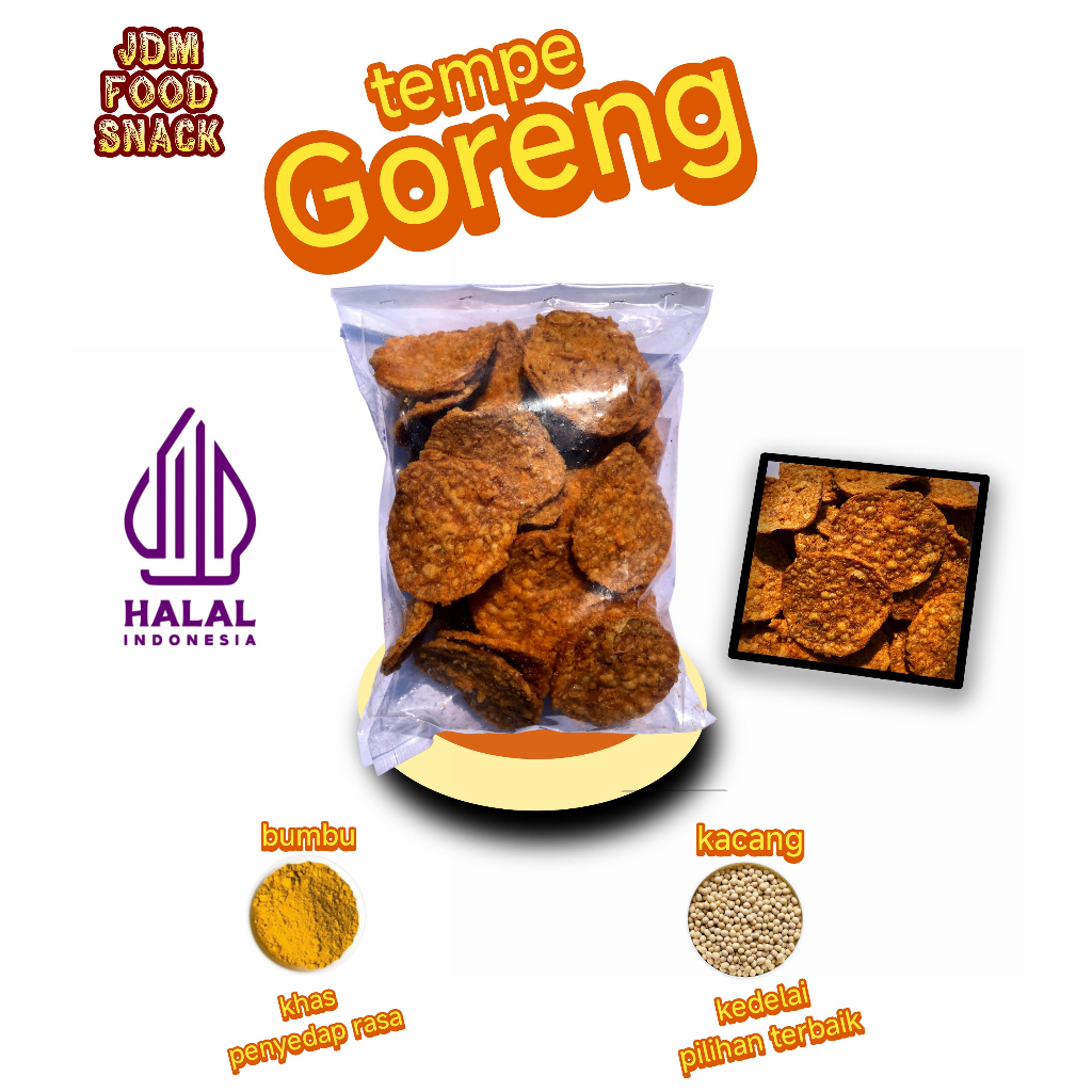 

keripik tempe goreng khas jdmfood