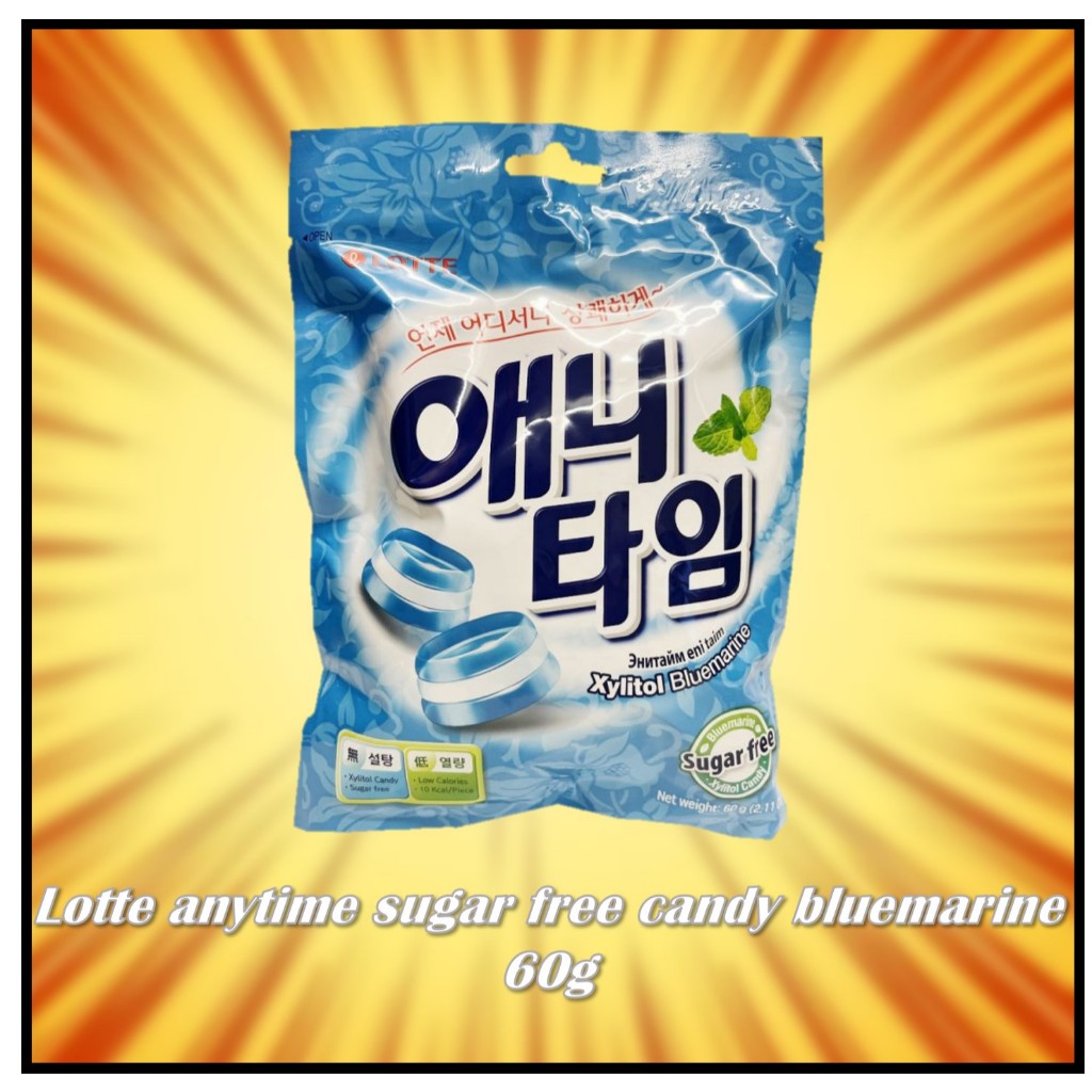 

Lotte anytime sugar free candy bluemarine 60g