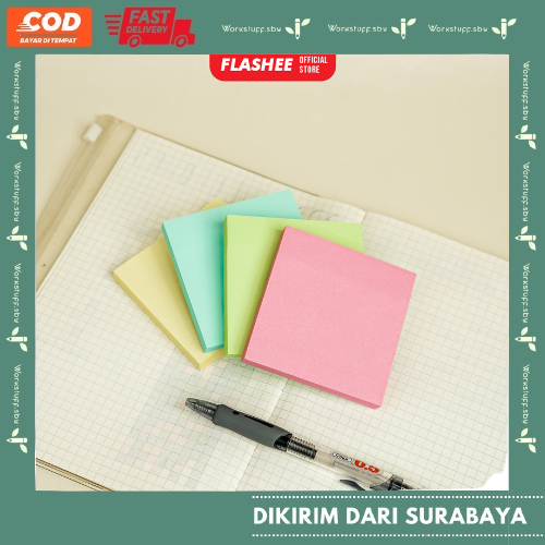 

Sticky Note Polos Memo Stick 100 Sheets Kertas Sticky Notes Tempel Buku Tulis Organizer