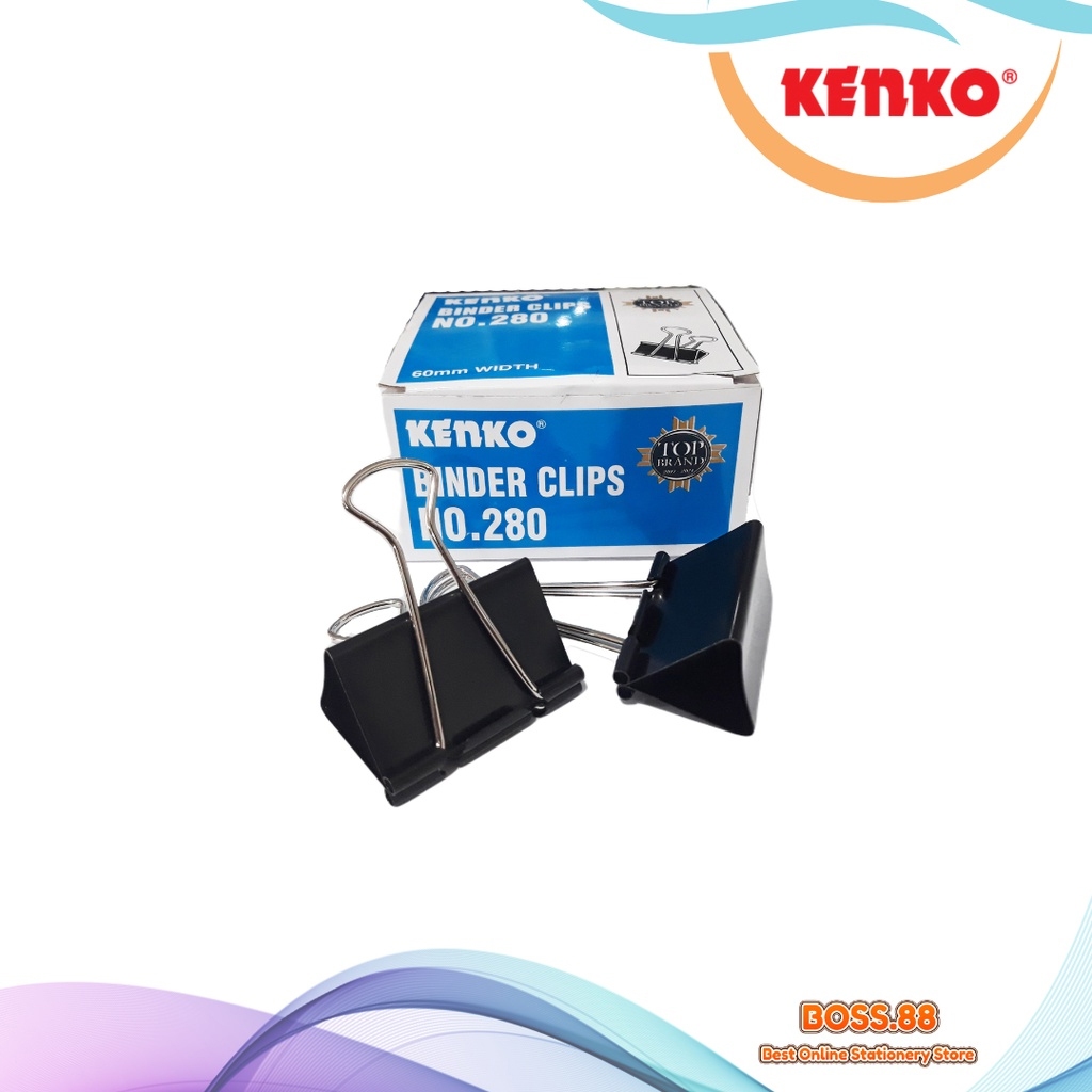 

BINDER CLIP / KLIP BINDER KENKO 280 (1 BOX)