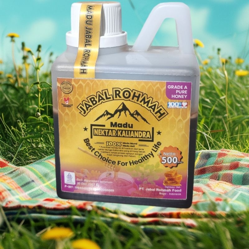 

Madu Asli 100% Murni 1kg Jabal Rohmah Nektar Kaliandra Grade A Alami Pure Natural Raw Honey