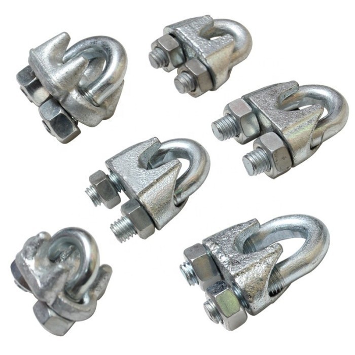 Wire Rope Clip / Klem Seling Kuku Macan Galv 6mm - 1/4" Klem Sling