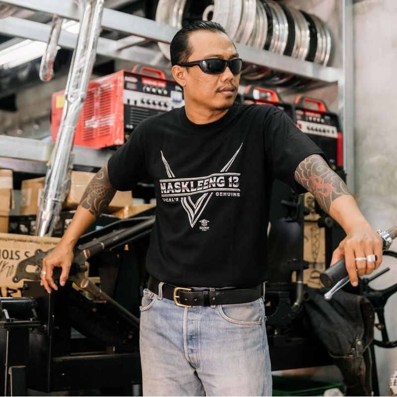 NASKLEENG 13 - EMBLEM VTWIN BLACK