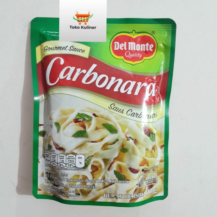 

Delmonte Carbonara Sauce @180gr