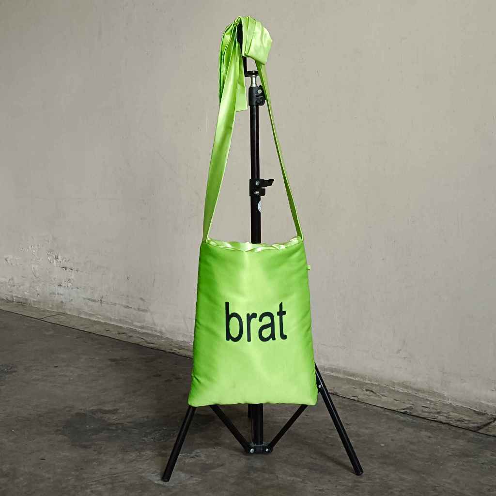 BRAT by charli xcx Puff Totebag