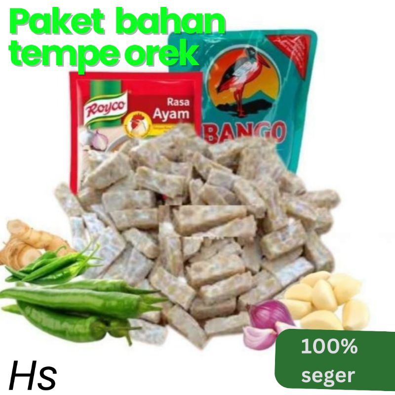 

paket bahan orek tempe