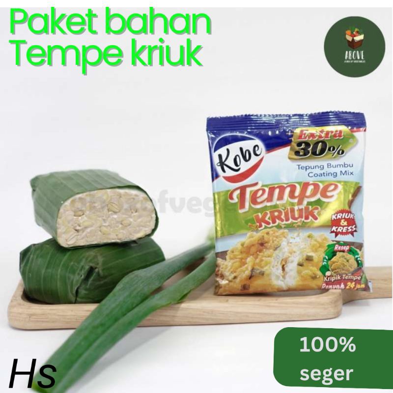 

paket bahan tempe goreng