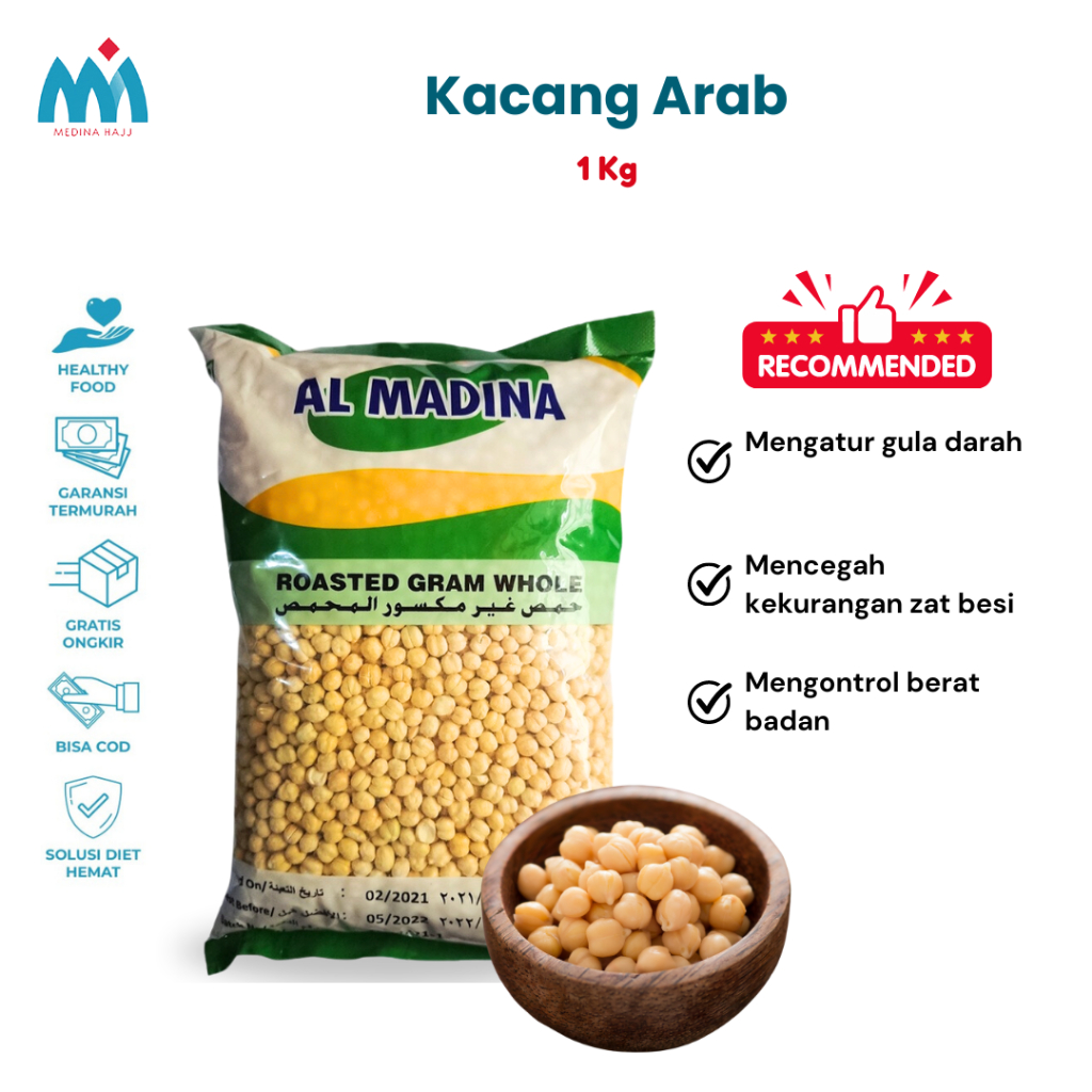 

Kacang Arab 1 Kg | Chickpeas Oleh-oleh Haji dan Umroh Asli