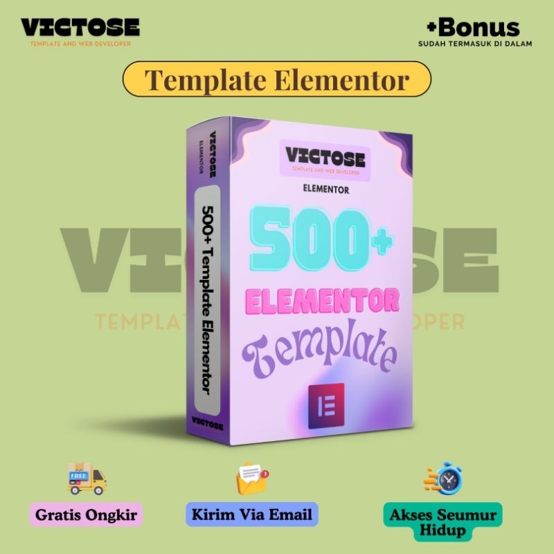 Elementor Template - 500+ New Template  Elementor Build & Boost Landing Page Format JSON
