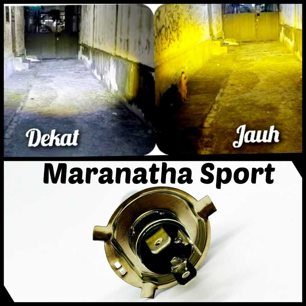 HOT DEALS Lampu Utama LED H4 - Lampu depan tipe Laser + Kipas Pendingin - Lampu utama Motor