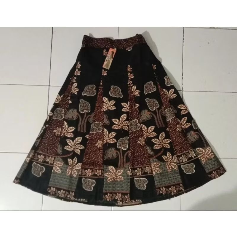 Rok batik pecah 8 rok kembang pecah 8 selutut model terbaru lapis puring premium rok tradisional