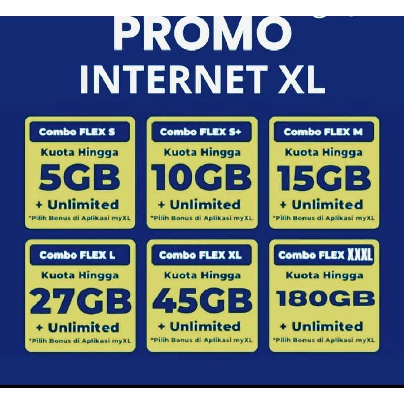 PROMO MURAH COMBO FLEK XL UNLIMITED TURBO