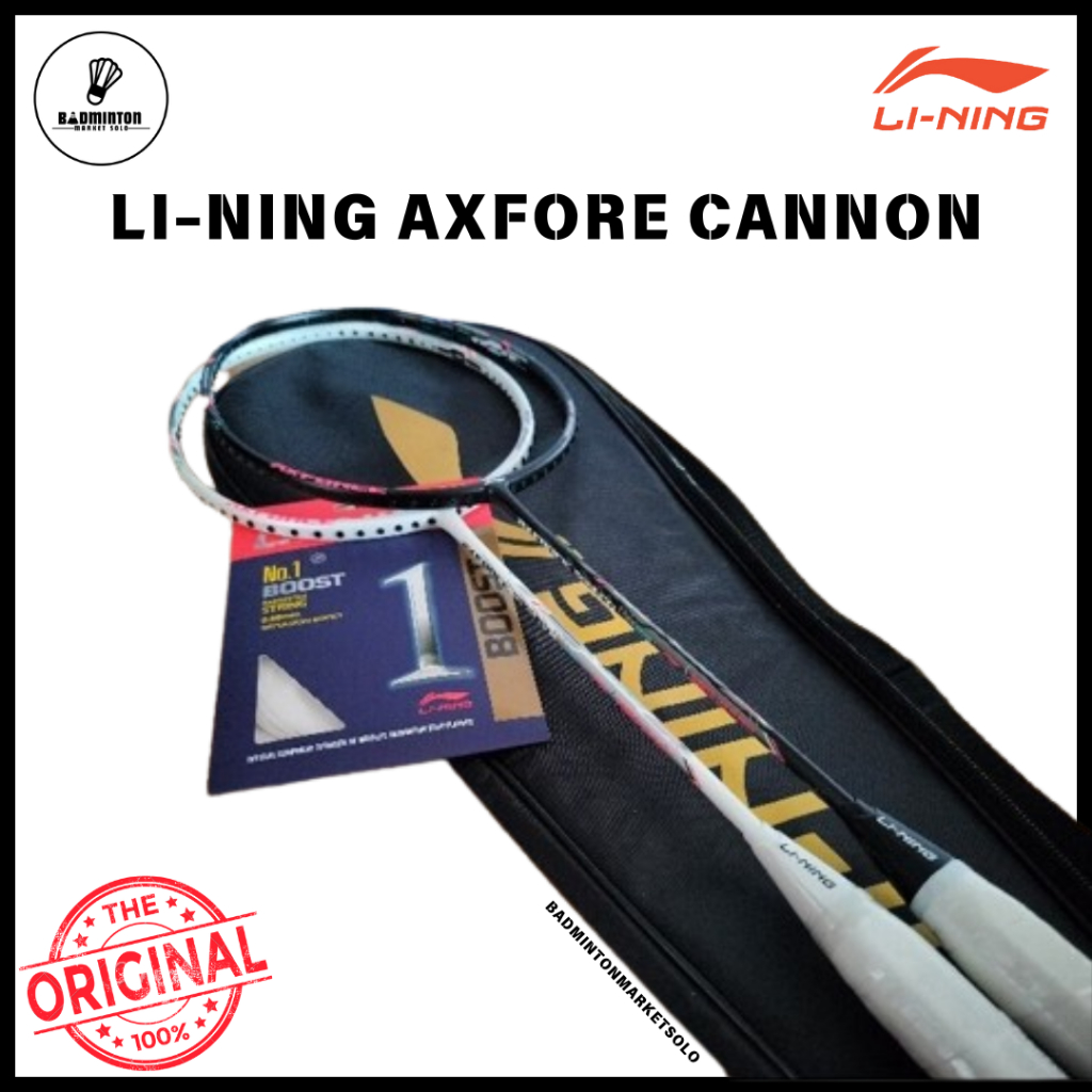 RAKET BADMINTON LINING AXFORCE CANNON ORIGINAL