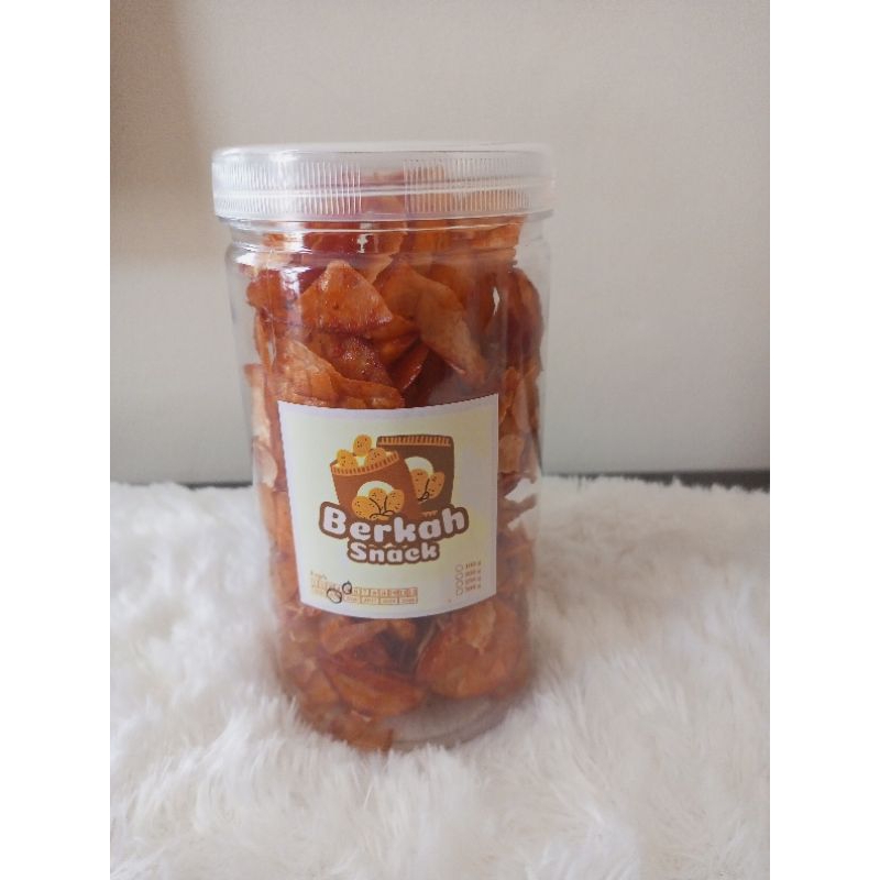 

Snack Kiloan Kemasan Toples | Keripik Singkong Bumbu Rujak Repack