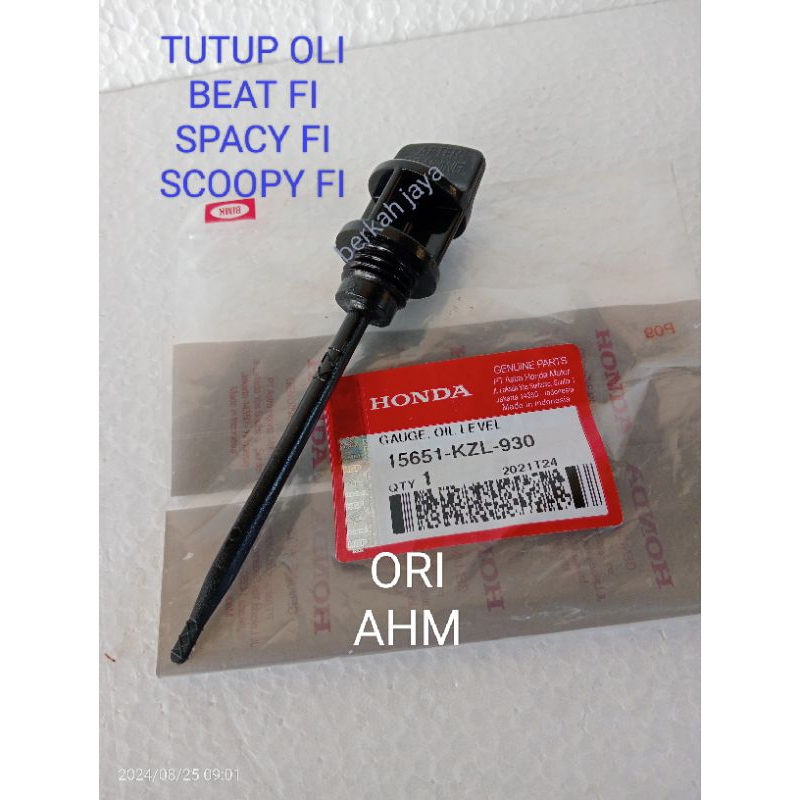 15651-KZL-930 COLOKAN OLI/TUTUP OLI BEAT FI ORI AHM