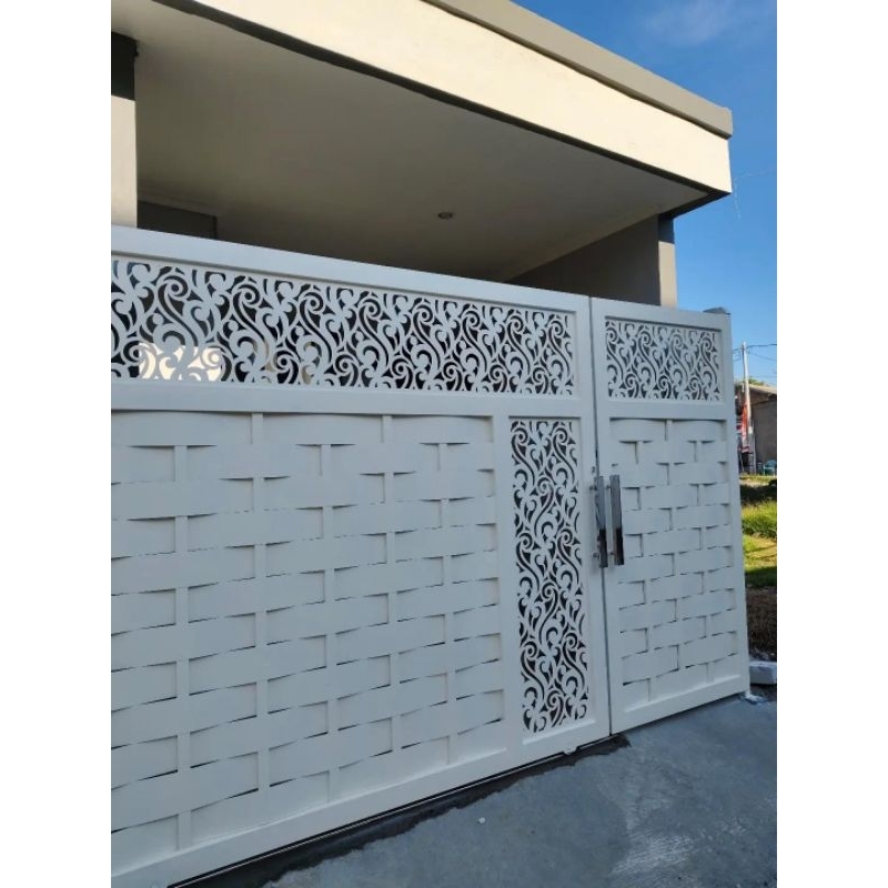 pagar_minimalis besi plat laser cutting harga/1m²