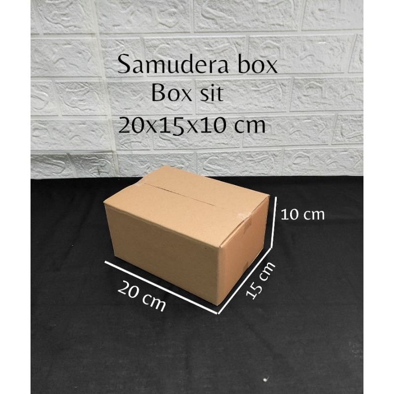 

kardus karton box uk.20x15x10 cm ST sheet singgle wall polos