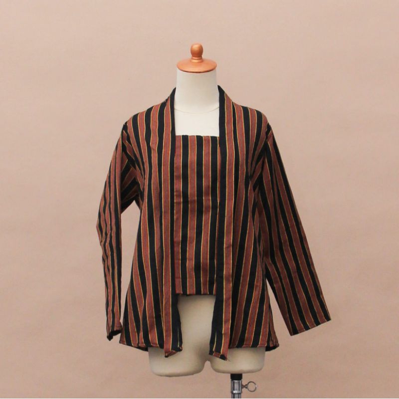 atasan kebaya kutu baru batik lurik halus khas solo jogja