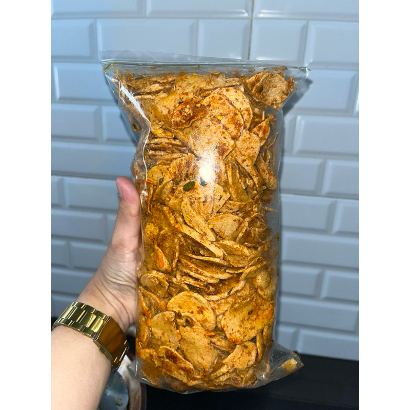 

basreng pedas gurih daun jeruk