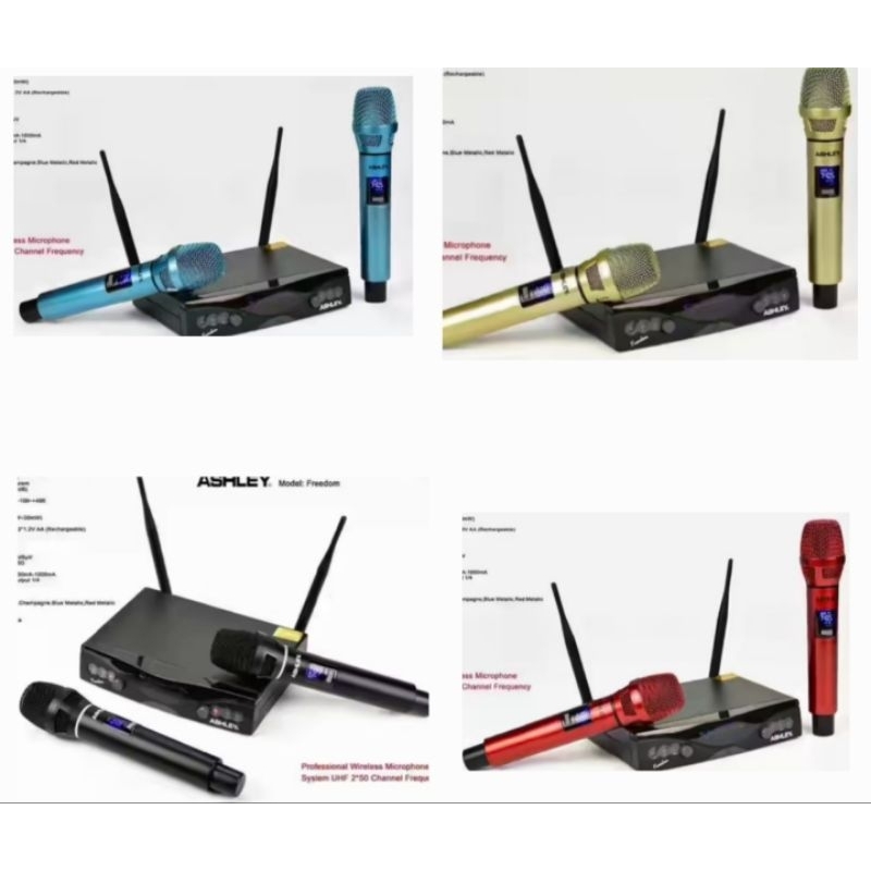 Mic Wireless Ashley Freedom Original