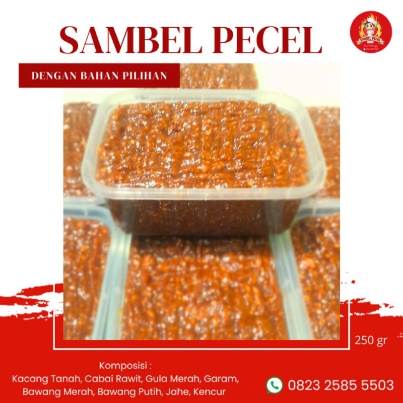 

Sambel Pecel Bumbu Sambel Kacang 250 gr
