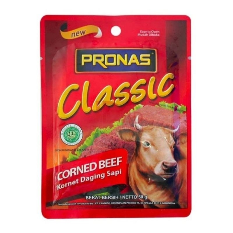 

PRONAS CORNED BEEF SACHET 50 GR