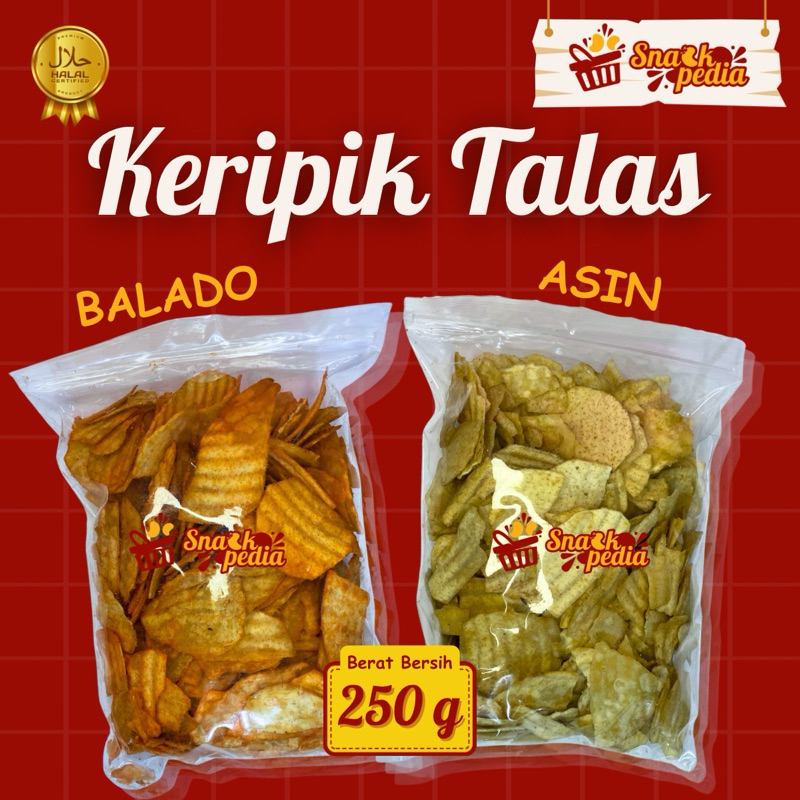 

KERIPIK TALAS GURIH 250gr [Snackpedia]